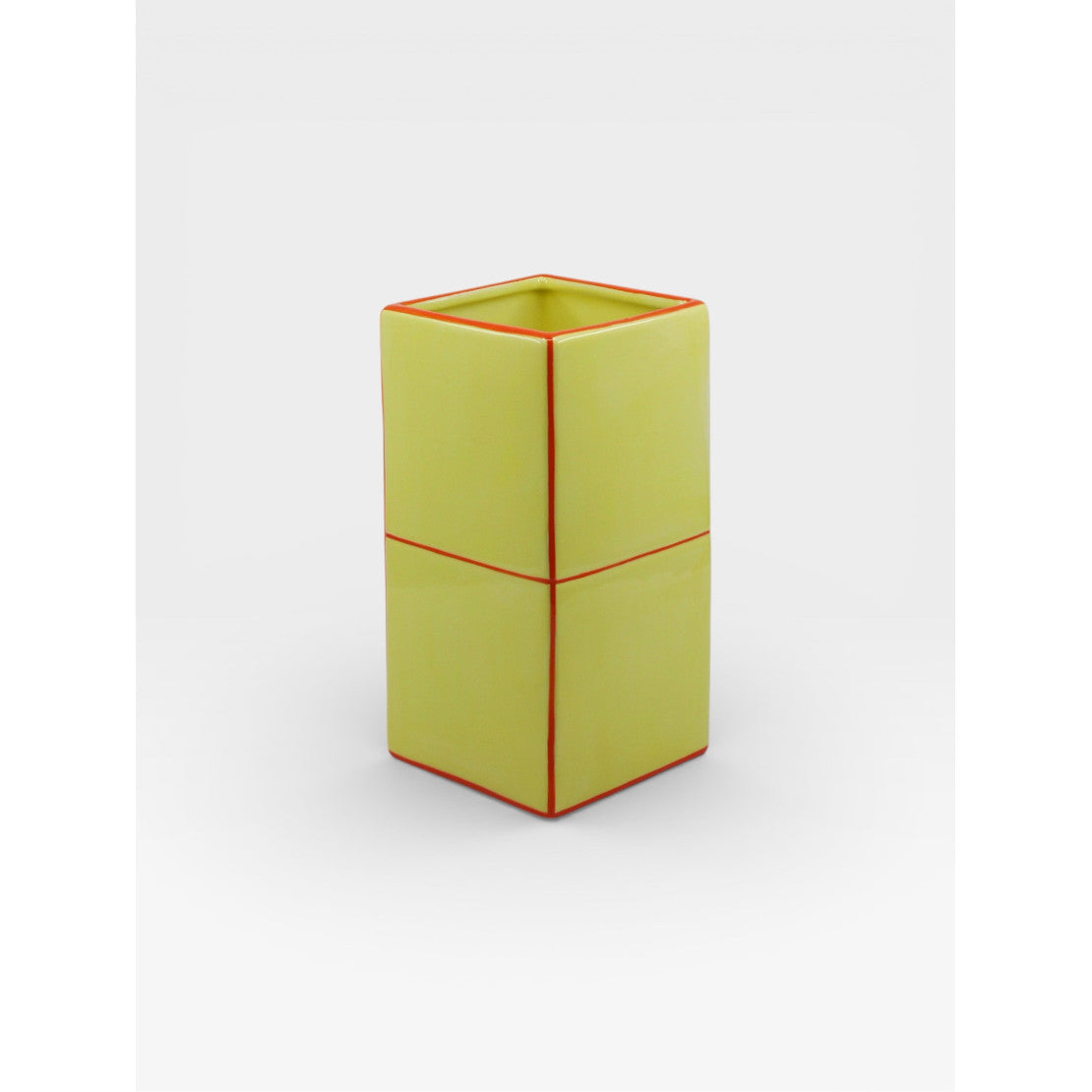 Vase Double Tile Jaune/Orange