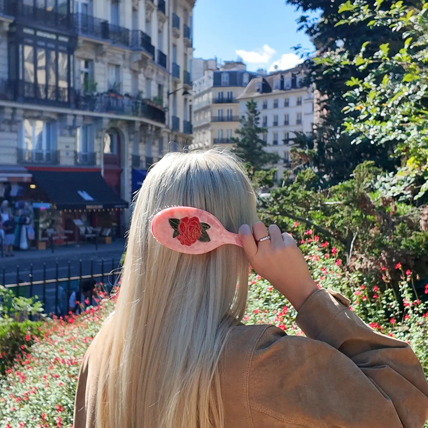 Brosse à Cheveux - Rose Vintage